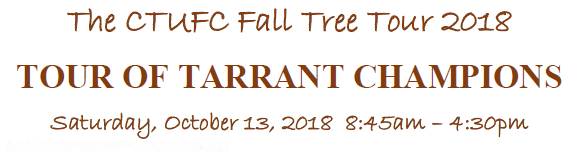 Fall Tree Tour 2018